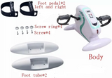 Motorized Pedal Cycle with Remote Control and Both Legs Supports for Rehabilitation