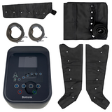 Adjustable 6 Chamber Air Pressure Therapy Machine for Reducing Leg Discomfort and Swelling with Legs, Waist & Arm Cuff