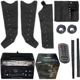 Air Compression DVT Pump with 8 Chamber for Blood Circulation & Lymphatic Health with 2 LEGS, 1 WAIST & 1 ARM Attachment