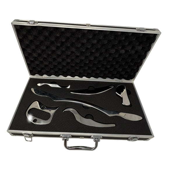 Biotronix Portable IASTM Myofacial Tool 6 Pc for Chiropractor, Osteopaths & Physiotherapy