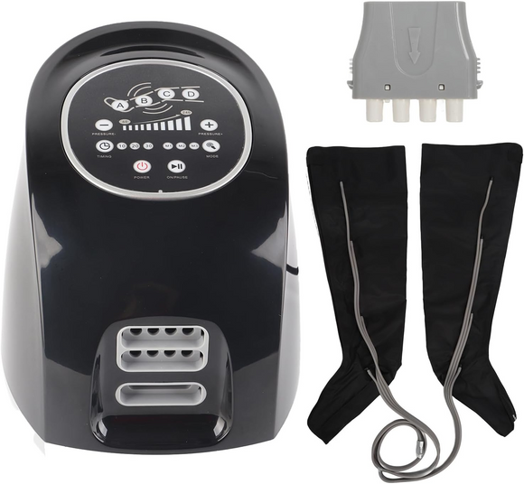 DVT 4 Chamber Digital Pump with 2 Legs Attachments for Enhanced Circulation & Lymphedema