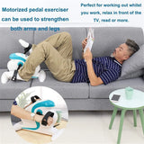 Motorized Pedal Cycle with Remote Control and Both Legs Supports for Rehabilitation