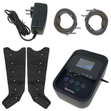 Portable 6-chamber Air Compression System with Legs Cuff for Reducing Leg Swelling & Lymphedema