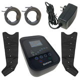 Portable 6-chamber Air Compression System with Legs Cuff for Reducing Leg Swelling & Lymphedema
