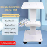 Biotronix Movable Tool Storage Cart with Tray and Rolling Wheels for Physiotherapy