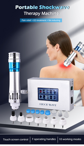 Portable Shockwave Therapy Device for Pain Management with Touch Screen Display