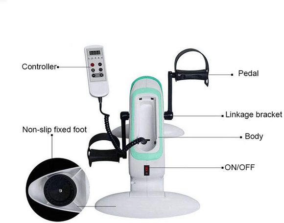 Pedo Cycle for Injury Recovery and Strength Training at Home with Remote Control