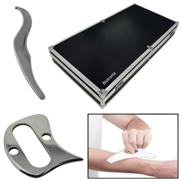 Biotronix IASTM 6 Pc Myofascial Therapy Tools for Muscle and Fascia Recovery