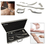 Biotronix Portable 6 Pc IASTM Therapy Tools for Muscle Pain Relief and Fascia Treatment