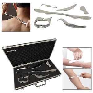 Biotronix Myofascial 6 Pc Release IASTM Tools for Reducing Pain and Stiffness