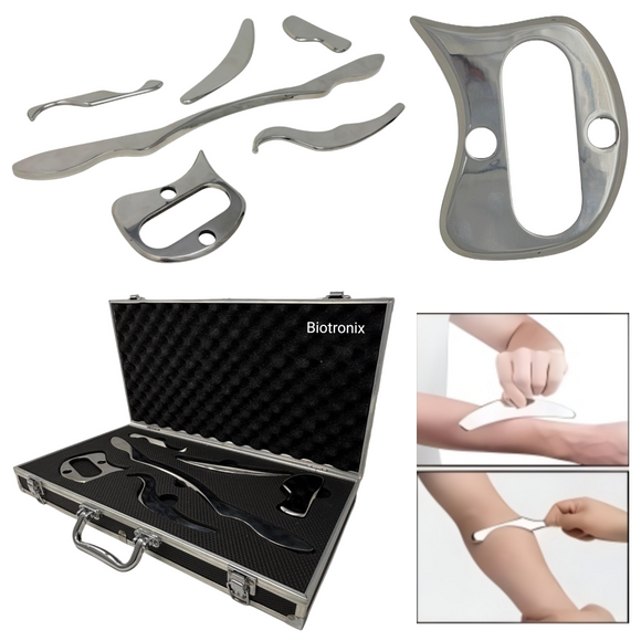 6 Pc IASTM Myofascial Release Tools for Chronic Pain Relief and Rehabilitation