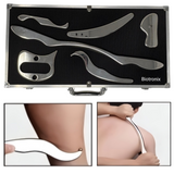 Biotronix 6-piece IASTM Tool Set for Soft Tissue Therapy and Rehabilitation