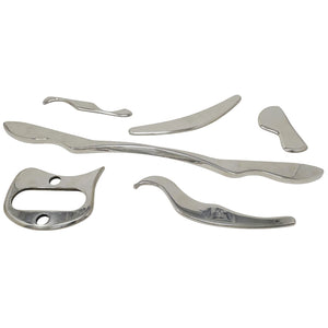 Biotronix 6-piece IASTM Therapy Set for Muscle Rehabilitation and Soft Tissue Healing