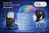 TDCS TPCS TACS TVNS Smart Neurostimulation Brain Stimulation Therapy Device with APP Connectity