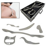 Biotronix 6-piece IASTM Tool kit for Fascia Release, Muscle Tension Relief, and Pain Management