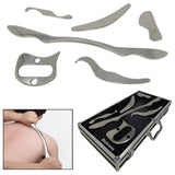 Biotronix 6-piece IASTM Therapy Tools for Fascia Release and Deep Tissue Therapy & Chiropracting