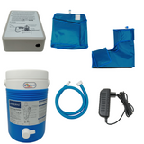 Motorized Cryo Cold Therapy Device for Pain Management with 1 Back, 1 Ankle Attachment
