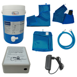 Cryo Cold Therapy Unit with Motor & 1 Ankle, 1 Shoulder, 1 Back Cuff for Rehabilitation