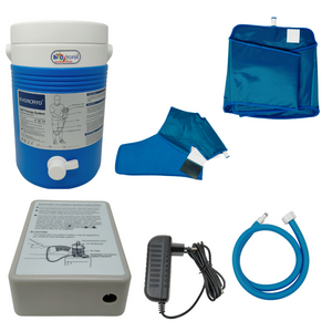 Portable Cryo Cold Therapy Unit with Motor & 1 Back, 1 Shoulder Attachment