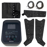Adjustable 6 Chamber Air Pressure Therapy Machine for Reducing Leg Discomfort and Swelling with Legs, Waist & Arm Cuff