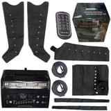 Pneumatic Air Compression Therapy Device with 8 Chamber for Lymphedema with 2 LEGS, 1 WAIST & 1 ARM Attachment
