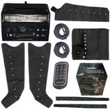 Portable Sequential Air Compression DVT with 8 Chamber for Lymphatic Health & Rehabilitation with 2 LEGS, 1 WAIST & 1 ARM Attachment
