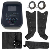 Adjustable 6 Chamber Air Pressure Therapy Machine for Reducing Leg Discomfort and Swelling with Legs, Waist & Arm Cuff