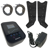 Air Compression Therapy Device 6 Chamber with 2 Legs Sleeves for Reducing Swelling and Promoting Blood Flow
