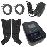 Air Compression Therapy Device 6 Chamber with 2 Legs Sleeves for Reducing Swelling and Promoting Blood Flow