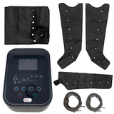 Adjustable 6 Chamber Air Pressure Therapy Machine for Reducing Leg Discomfort and Swelling with Legs, Waist & Arm Cuff