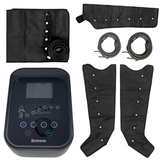 Adjustable 6 Chamber Air Pressure Therapy Machine for Reducing Leg Discomfort and Swelling with Legs, Waist & Arm Cuff