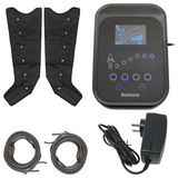 Air Compression Therapy Device 6 Chamber with 2 Legs Sleeves for Reducing Swelling and Promoting Blood Flow
