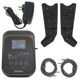 Air Compression Therapy Device 6 Chamber with 2 Legs Sleeves for Reducing Swelling and Promoting Blood Flow