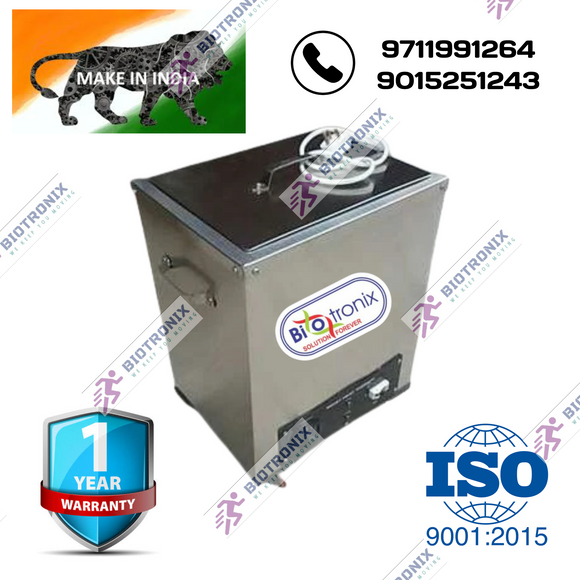 Biotronix Moist Heat Therapy Unit (With 4Pack) Hydrocollator Hot Pack Unit 4 pack Stainless Steel Basic Model ( Outer body 202 grade SS and Tank 202 grade SS ) used in Physiotherapy and Rehabilitation Make In India