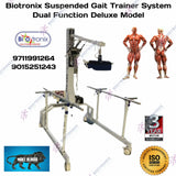 Biotronix Un Weight Mobility Trainer /Partial Body Weight Support System/Suspended Gait Trainer Dual Function Motorized ( Wheel chair to Standing (  Vertical Oscillation) ,Standing to Lifting  ) Deluxe Model ( Without Treadmill  )