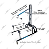 Biotronix Un Weight Mobility Trainer /Partial Body Weight Support System/Suspended Gait Trainer Single Function Motorized ( Standing Position to Lifting ) Basic Model ( Without Treadmill  )Physiotherapy and Rehabilitation Equipment