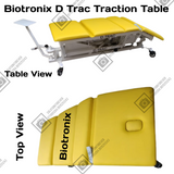 Biotronix D Trac Hi Low Height Adjustable Traction Table Motorized ( Electrical ) Remote Controlled Basic Model Single Function ( Hi Low )  used in Physiotherapy and Rehabilitation Make in India with 3 Year Motor Warranty