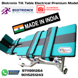 Biotronix Tilt Table Motorized ( Electrical ) Remote Controlled Premium Model used in Physiotherapy and Rehabilitation Make in India with 3 Year Motor Warranty