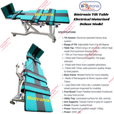 Biotronix Tilt Table Motorized ( Electrical ) Remote Controlled Premium Model used in Physiotherapy and Rehabilitation Make in India with 3 Year Motor Warranty
