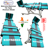 Biotronix Tilt Table Motorized ( Electrical ) Remote Controlled Premium Model used in Physiotherapy and Rehabilitation Make in India with 3 Year Motor Warranty