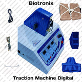 Biotronix Cervical Cum Lumber Traction Therapy Machine Digital Premium Model used in Physiotherapy and Rehabilitation make in India