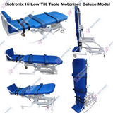 Biotronix Hi Low Height Adjustable Tilt Table Motorized ( Electrical ) Remote Controlled Premium Model used in Physiotherapy and Rehabilitation Make in India with 3 Year Motor Warranty