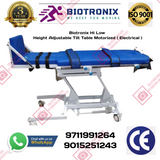 Biotronix Hi Low Height Adjustable Tilt Table Motorized ( Electrical ) Remote Controlled Premium Model used in Physiotherapy and Rehabilitation Make in India with 3 Year Motor Warranty