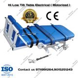 Biotronix Hi Low Height Adjustable Tilt Table Motorized ( Electrical ) Remote Controlled Premium Model used in Physiotherapy and Rehabilitation Make in India with 3 Year Motor Warranty