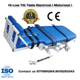Biotronix Hi Low Height Adjustable Tilt Table Motorized ( Electrical ) Remote Controlled Premium Model used in Physiotherapy and Rehabilitation Make in India with 3 Year Motor Warranty