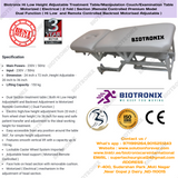 Biotronix Hi Low Height Adjustable Treatment Table/Manipulation Couch/Examination Table Motorized ( Electrical ) 2 fold ( Section )Remote Controlled Premium Model Dual Function ( Hi Low  and Remote Controlled Backrest Adjustment ) used in Physiotherapy