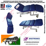 Biotronix Hi Low Height Adjustable Traction Table Motorized ( Electrical ) Remote Controlled Basic Model Single Function ( Hi Low )  used in Physiotherapy and Rehabilitation Make in India with 3 Year Motor Warranty