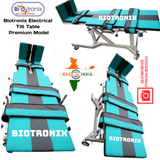 Biotronix Tilt Table Motorized ( Electrical ) Remote Controlled Premium Model used in Physiotherapy and Rehabilitation Make in India with 3 Year Motor Warranty