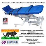 Biotronix Hi Low Height Adjustable Tilt Table Motorized ( Electrical ) Remote Controlled Premium Model used in Physiotherapy and Rehabilitation Make in India with 3 Year Motor Warranty