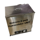 Biotronix Moist Heat Therapy Unit (With 4Pack) Hydrocollator Hot Pack Unit 4 pack Stainless Steel Basic Model ( Outer body 202 grade SS and Tank 202 grade SS ) used in Physiotherapy and Rehabilitation Make In India